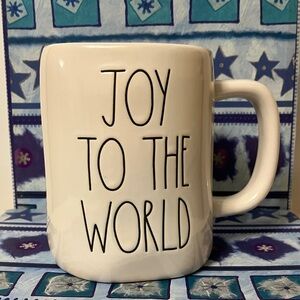💐 Rae Dunn ‘Joy to the World’ & Christmas Tree Double Sided Mug